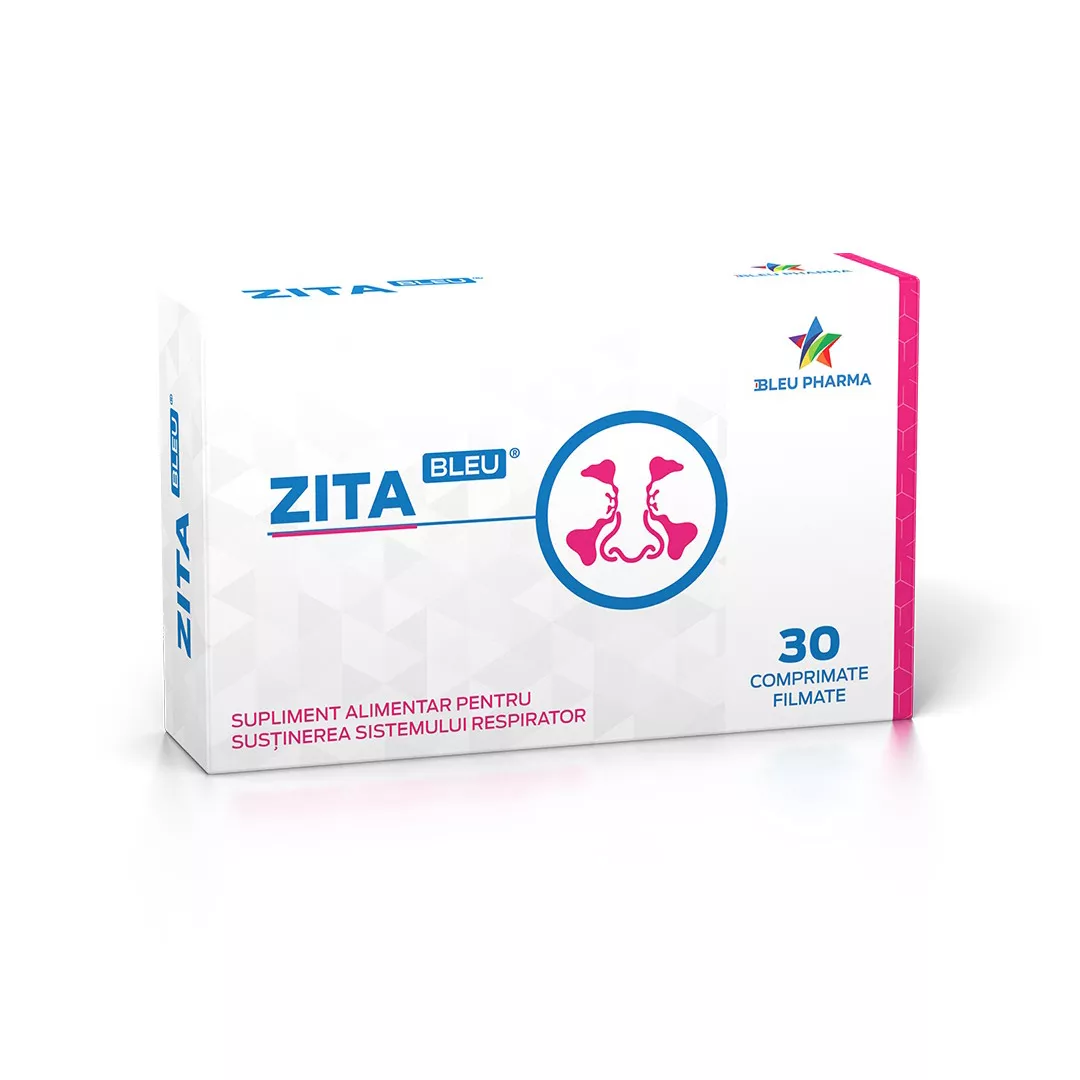 Zita Bleu, 30 comprimate, Bleu Pharma, [],farmaciabajan.ro