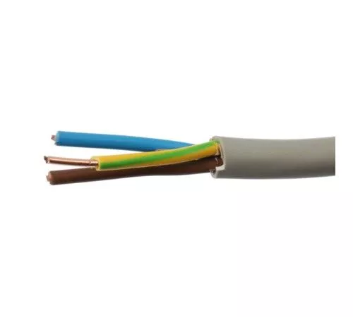 Cablul electric CYY-F, cupru cu izolatie PVC, rigid CYY-F 3 x 2.5 mmp, 100 m / colac, [],bricolajmarket.ro