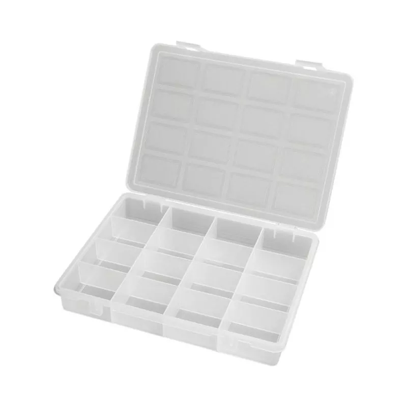 Cutie depozitare ARTPLAST plastic cu 16 separatoare transparent 242x188x37mm, [],bricolajmarket.ro