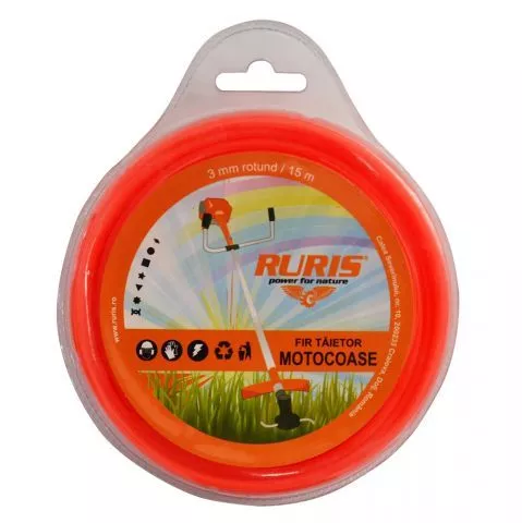 Fir trimmer 3 mm -rotund Ruris, [],bricolajmarket.ro
