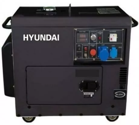 Generator de curent monofazat cu motor diesel Hyundai DHY-8601SE, [],bricolajmarket.ro