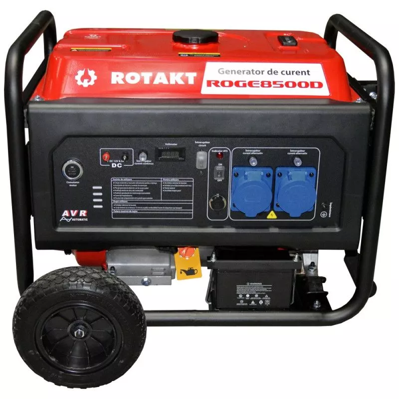 Generator de curent Rotakt, ROGE8500D, 8.5 KW -Dotat cu functia de automatizare - ATS, [],bricolajmarket.ro