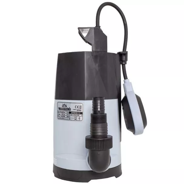 Pompa submersibila, ape curate, plastic, q max=7000l/h, hmax=7.5m, 230v, 0.4kw, flotor Pompa submersibila, ape curate, plastic, q max=7000l/h, hmax=7.5m, 230v, 0.4kw, flotor