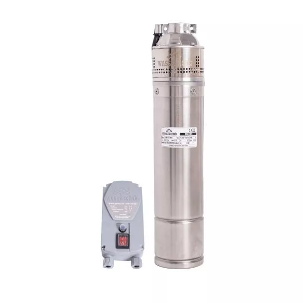 Pompa submersibila pentru ape curate, inox, qmax. 3180l/h, hmax 62m, 1.2kw, 230v Pompa submersibila pentru ape curate, inox, qmax. 3180l/h, hmax 62m, 1.2kw, 230v