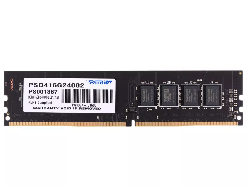 Memorie Patriot DDR4 16 GB, frecventa 2400 MHz, 1 modul - Ca