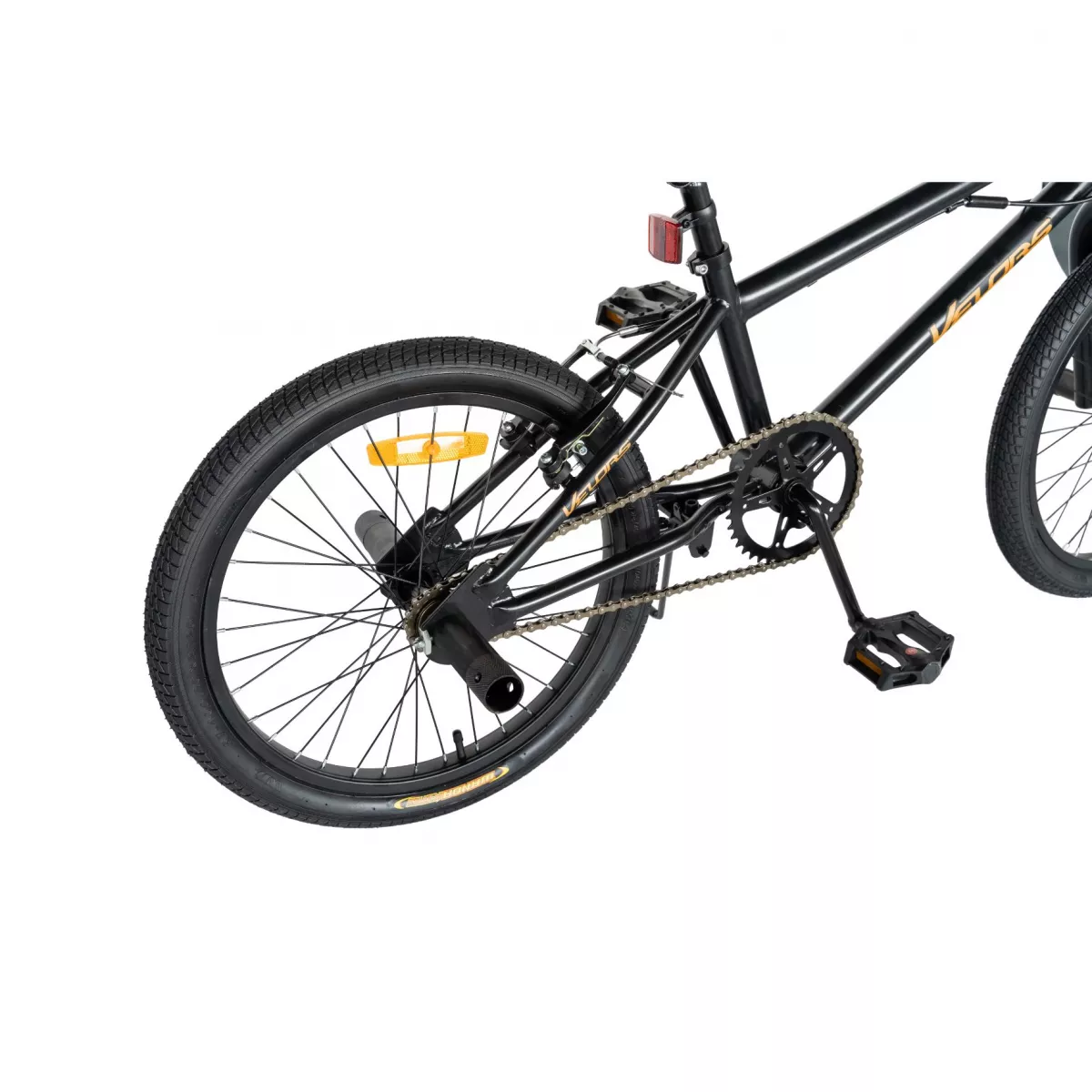 Bicicleta BMX  20" VELORS V2016A, culoare negru/portocaliu 