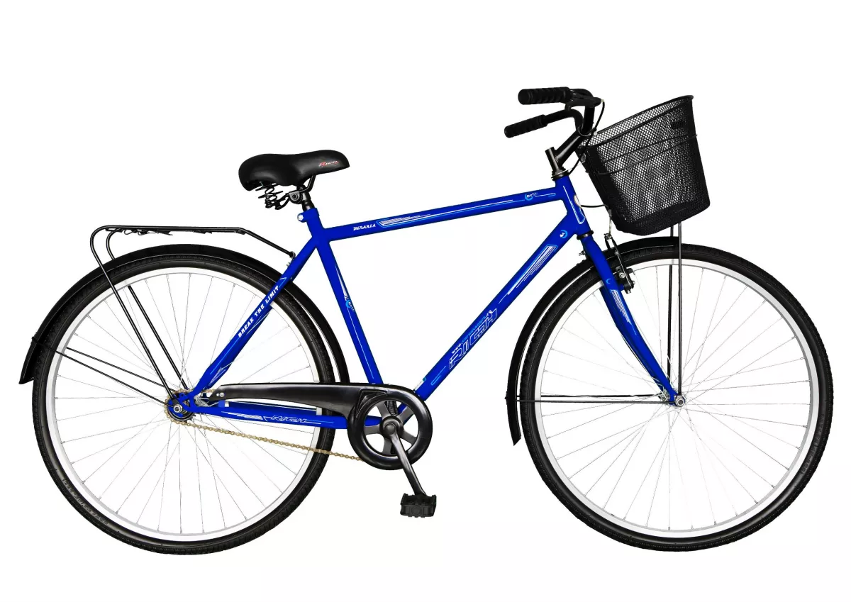 Bicicleta CITY  28" RICH R2891A, cadru otel, culoare albastru / alb 