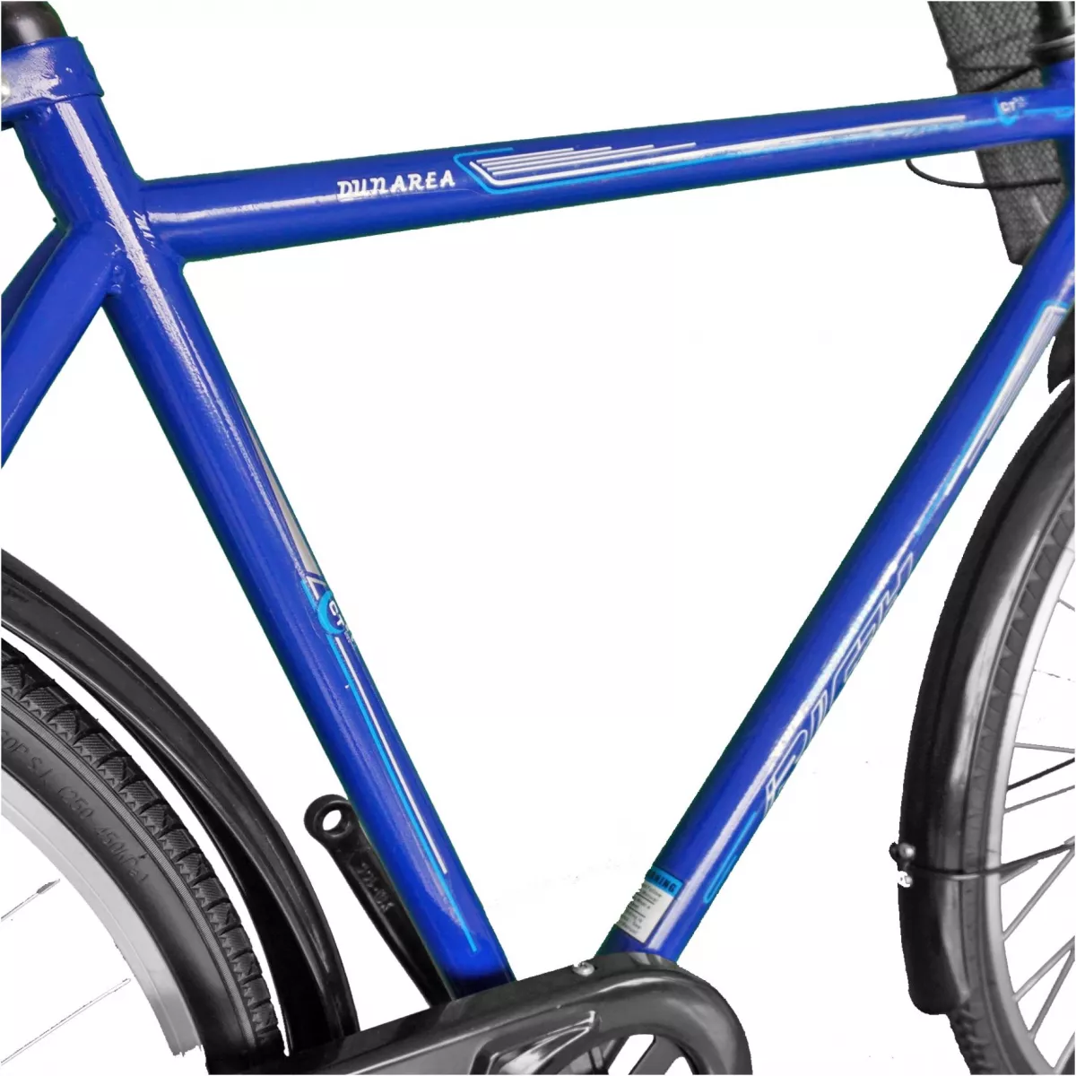 Bicicleta CITY  28" RICH R2891A, cadru otel, culoare albastru / alb 