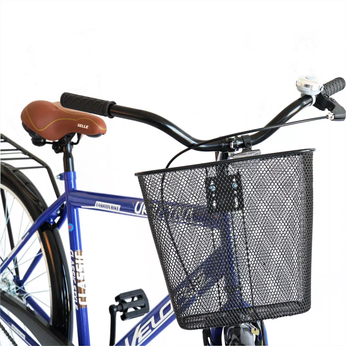 Bicicleta CITY 28" VELORS  V2893B, culoare albastru / alb