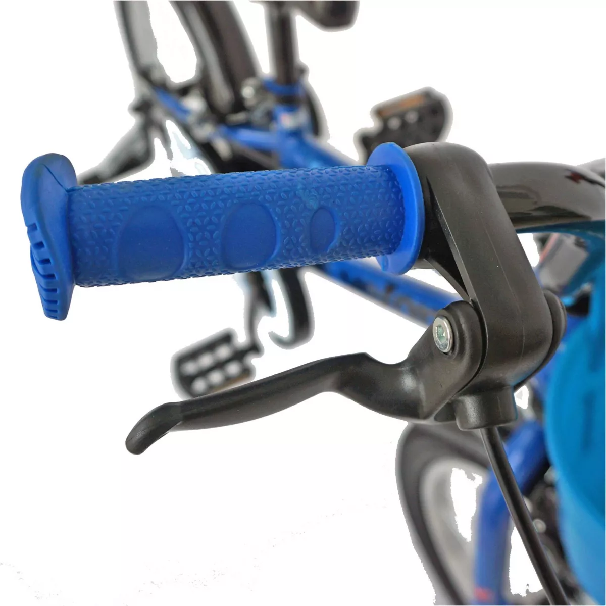 Bicicleta baieti VELORS V1401A, roata 14", C-Brake, roti ajutatoare, 3-5 ani, albastru/negru 