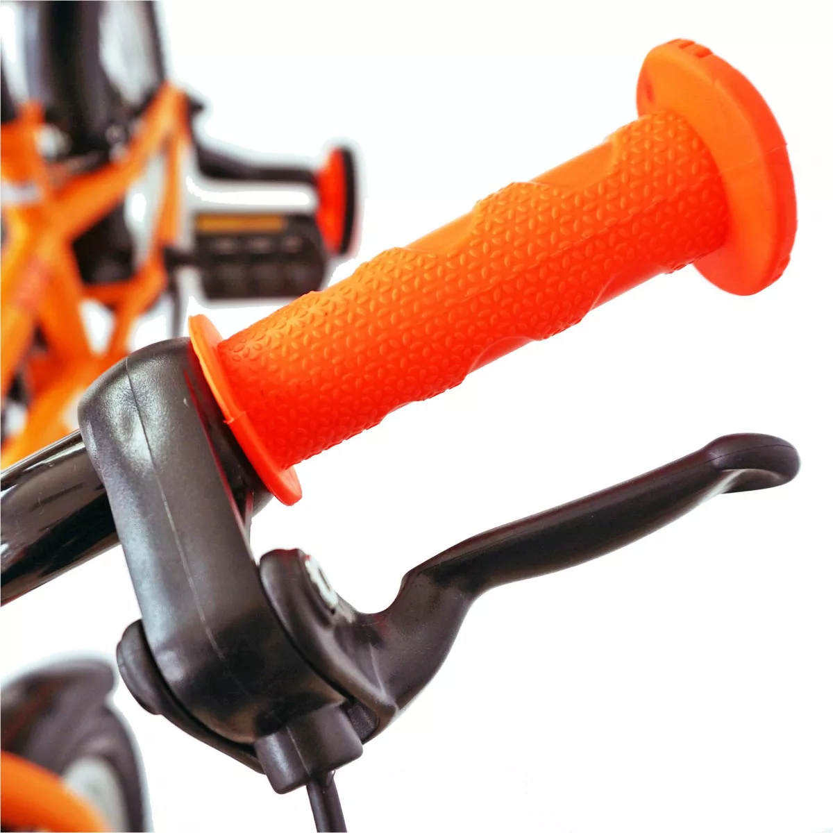 Bicicleta baieti VELORS V1401A, roata 14", C-Brake, roti ajutatoare, 3-5 ani, portocaliu/negru 