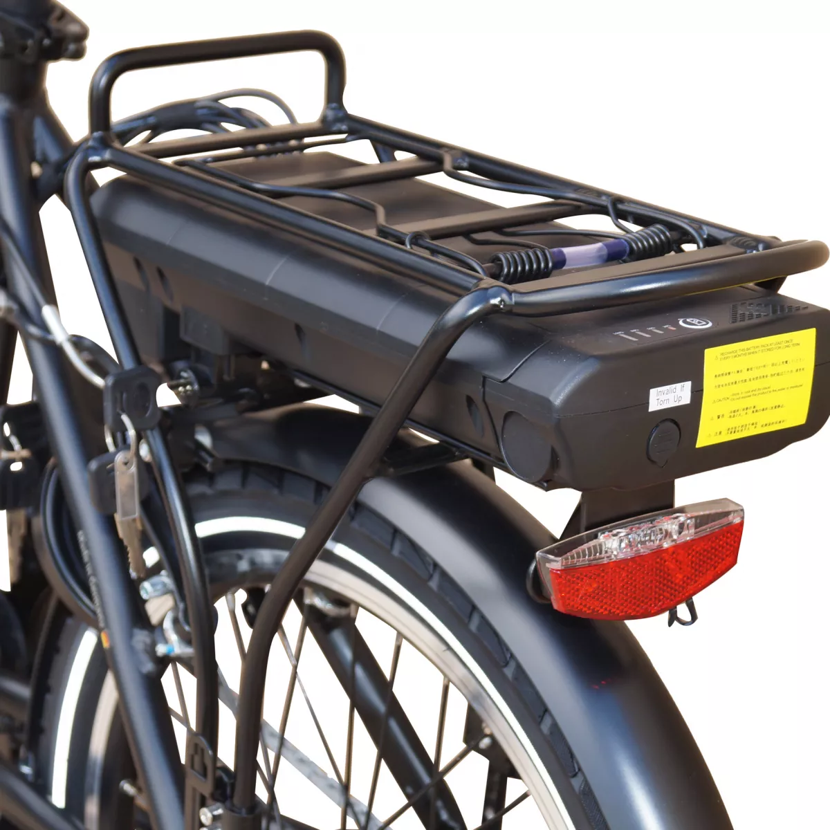 Bicicleta electrica pliabila compact E-BIKE SAXONETTE, roata 20 inch, cadru aluminiu, transmisie SHIMANO 7 viteze, culoare negru