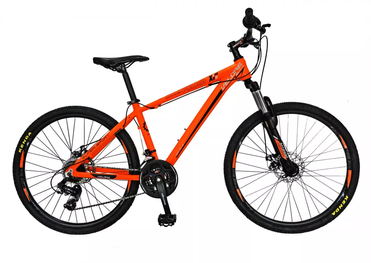Bicicleta MTB-HT  26" VELORS V2658C, cadru aluminiu, culoare portocaliu / negru