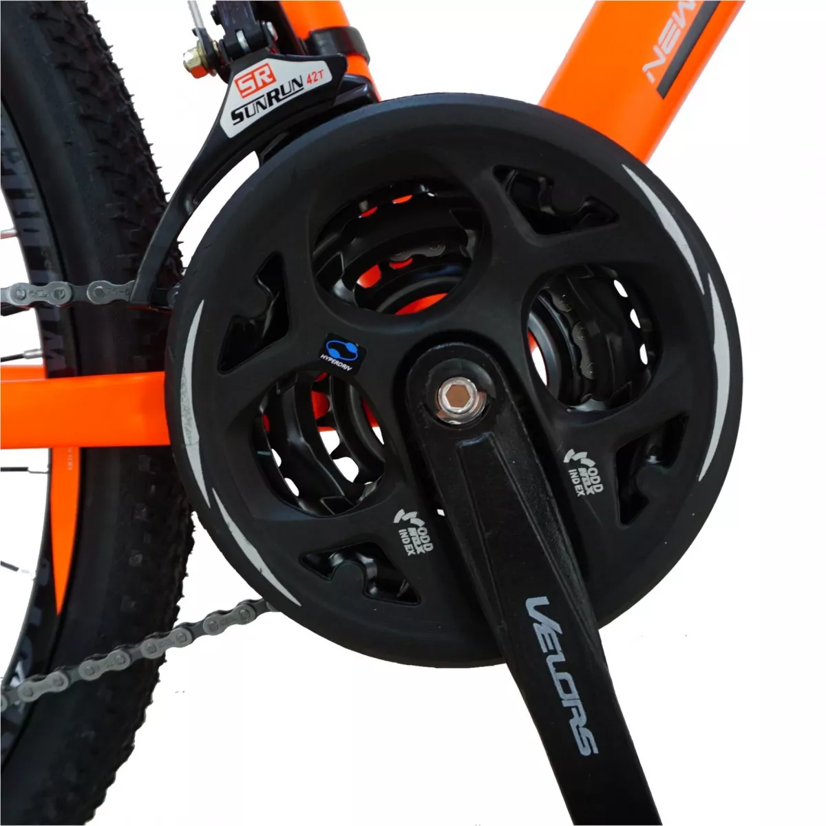 Bicicleta MTB-HT  26" VELORS V2658C, cadru aluminiu, culoare portocaliu / negru