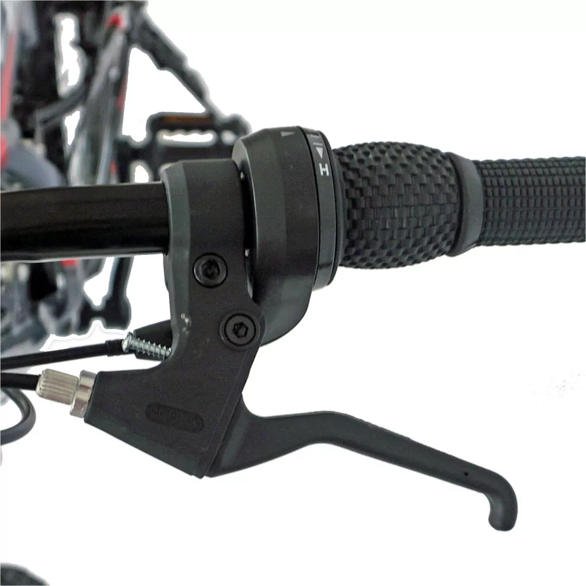 Bicicleta MTB-FS  26" CARPAT ZTX C2642A, 18 viteze, culoare  gri/rosu - RESIGILATA