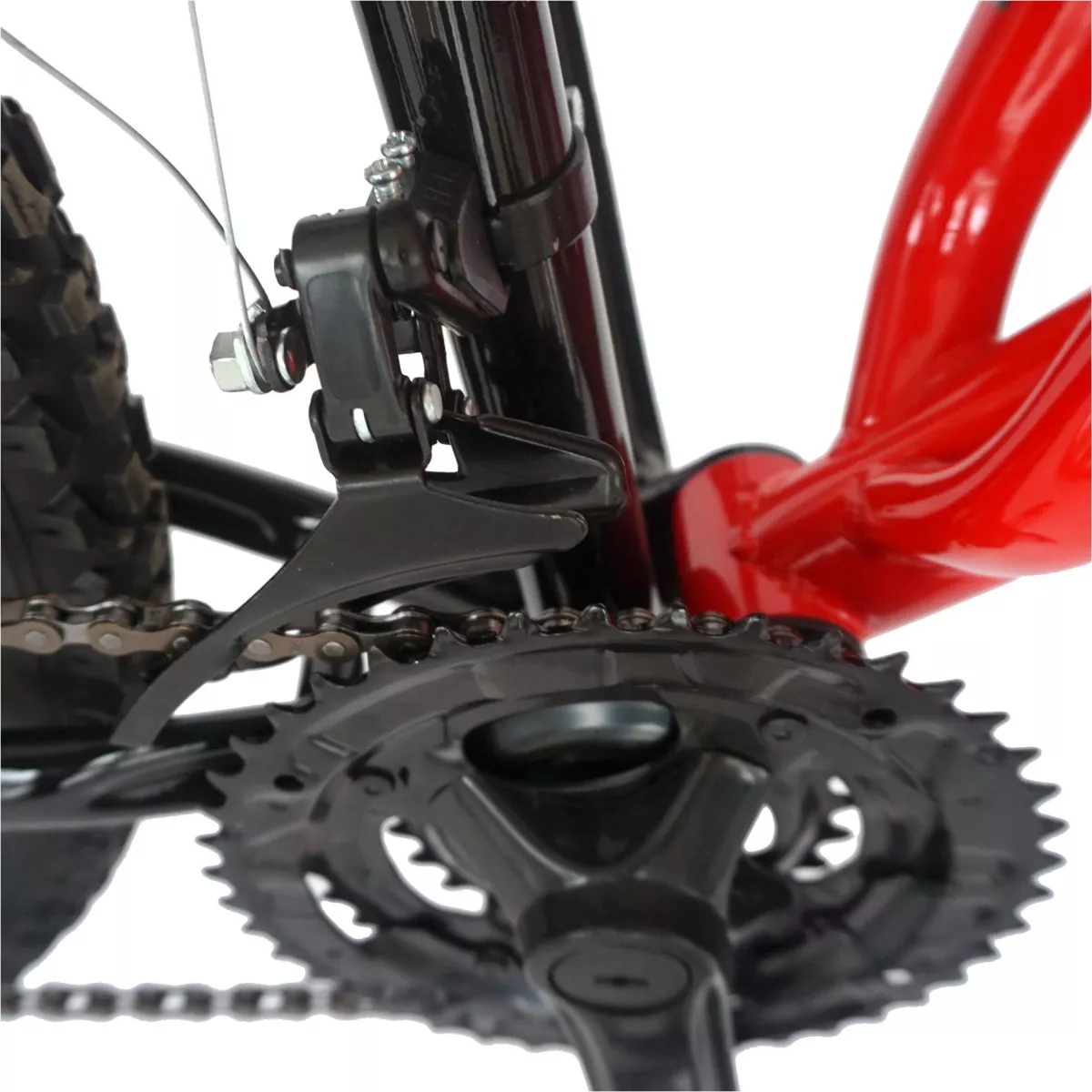 Bicicleta MTB-FS  26" CARPAT ZTX C2642A, cadru otel, 18 viteze, culoare  rosu/negru - RESIGILATA