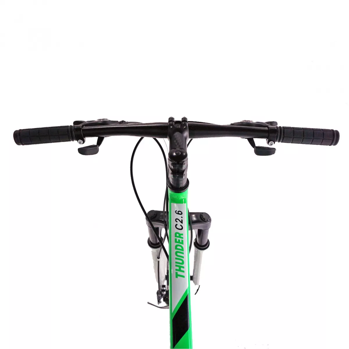 Bicicleta MTB-HT  26" CARPAT Thunder C2654A, cadru aluminiu, frane mecanice disc, 21 viteze, culoare  verde/negru - RESIGILATA