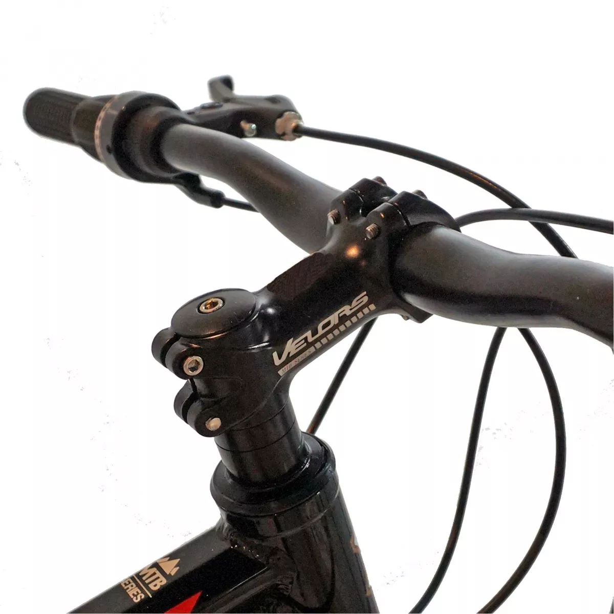 Bicicleta MTB-HT 29" VELORS Scorpion V2971A, cadru aluminiu, 18 viteze, culoare negru/rosu - RESIGILATA