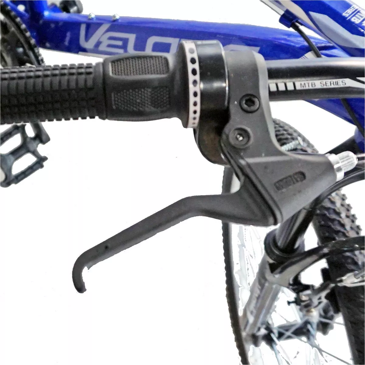 Bicicleta MTB-HT 29" VELORS Scorpion V2971A, cadru aluminiu, 18 viteze, culoare albastru/gri - RESIGILATA