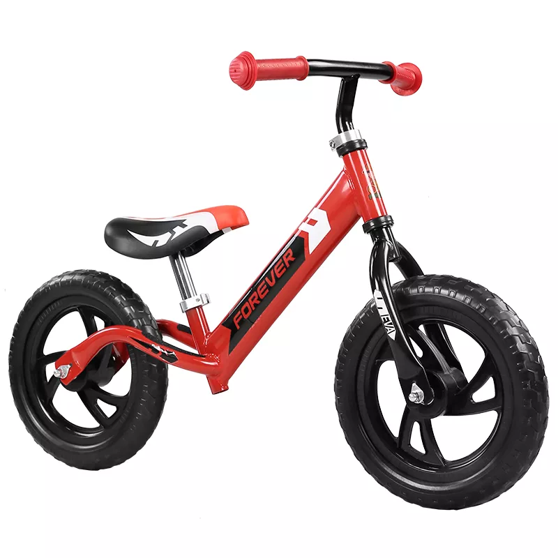 Bicicleta fara pedale (pedagogica) Forever Balance Bike, scaun reglabil, Rosu