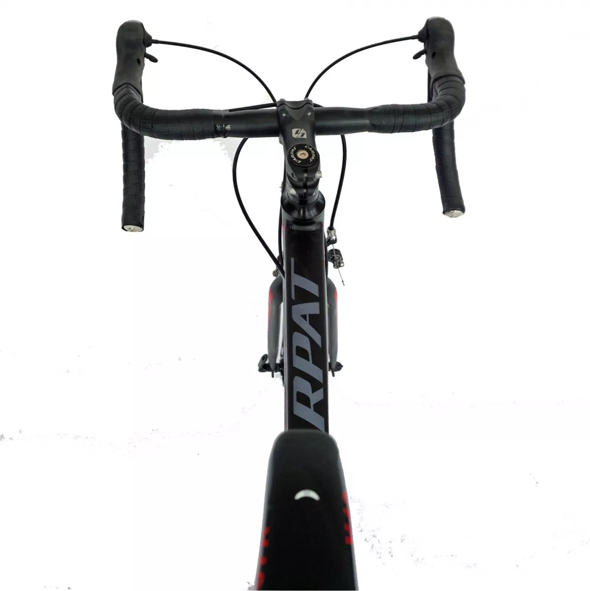 Bicicleta Road  28" CARPAT C2874C, cadru aluminiu, transmisie SHIMANO 14 viteze, culoare negru/rosu - RESIGILATA
