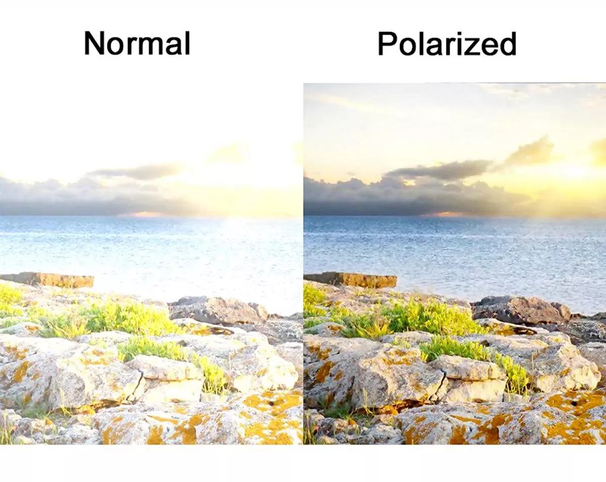 Ochelari polarizati rama negru/albastru 5 lentile interschimbabile Rockbros