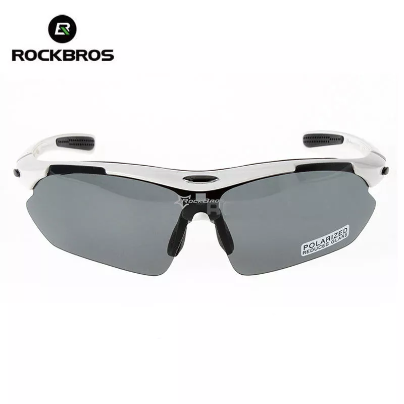 Ochelari polarizati rama alba 5 lentile interschimbabile Rockbros