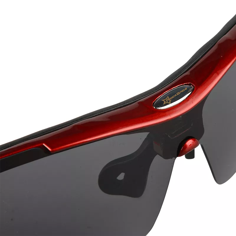 Ochelari polarizati rama negru/rosu 5 lentile interschimbabile Rockbros