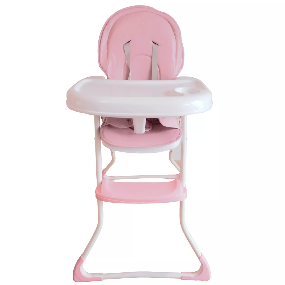 Scaun de masa copii Montasen High Chair, reglabil, 6-36 luni, Roz