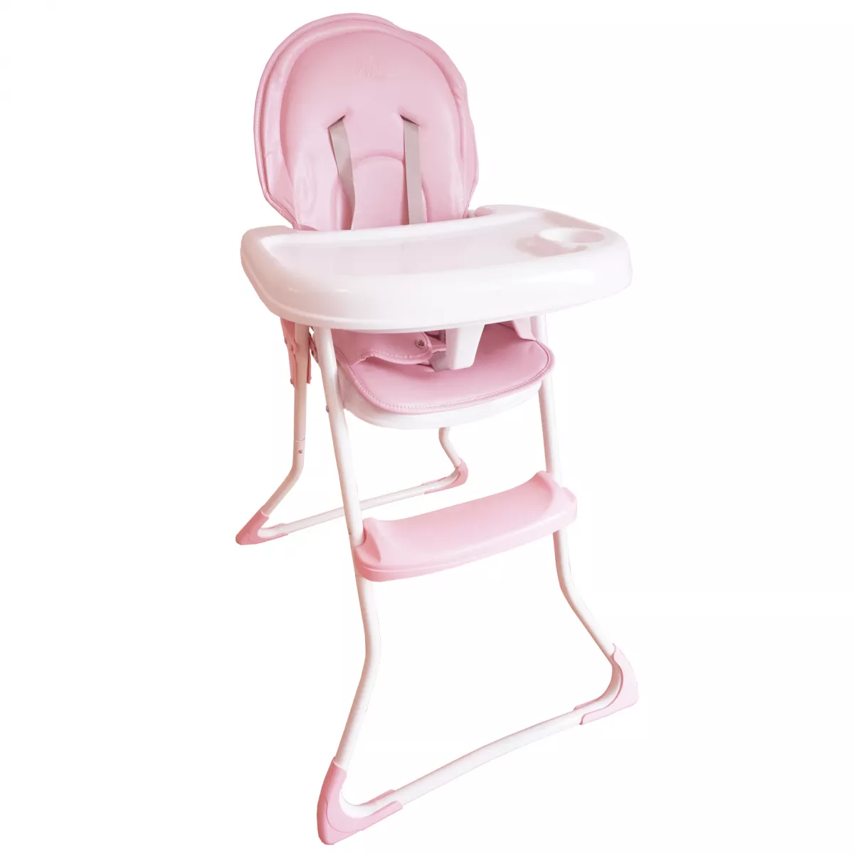 Scaun de masa copii Montasen High Chair, reglabil, 6-36 luni, Roz