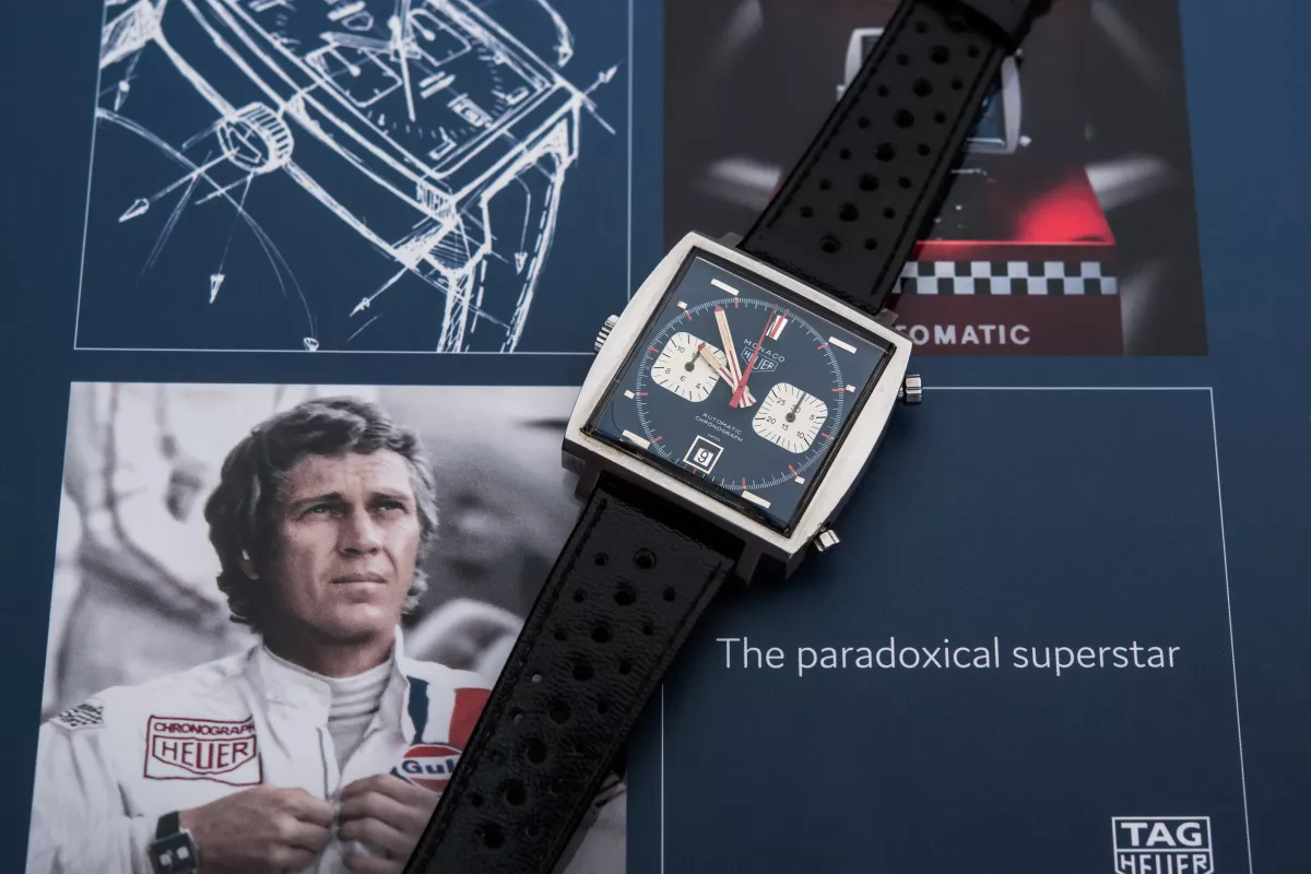 Tag Heuer Monaco, ceasul actorului Steve McQueen: cel mai scump ceas vandut vreodata