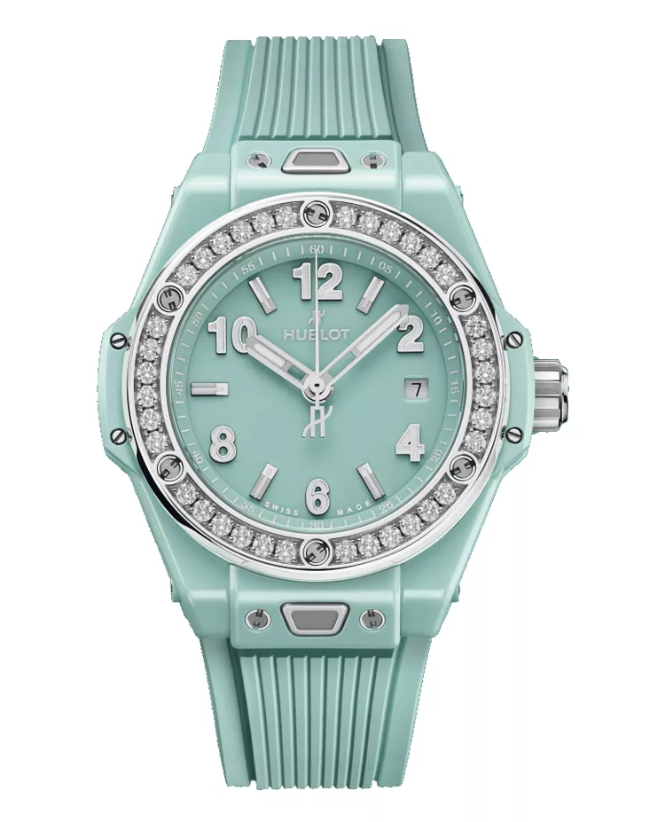 Ceas Hublot Bing Bang One Click Mint Green 485.GS.5271.RX.1204