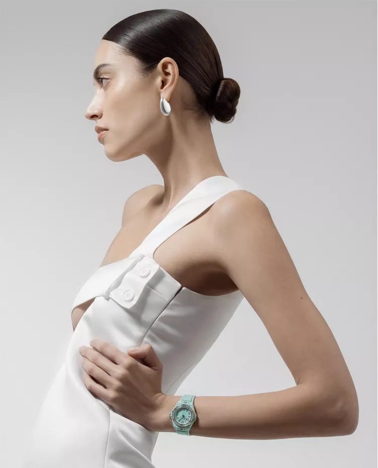 Ceasuri de dama - Ceas Hublot Bing Bang One Click Mint Green 485.GS.5271.RX.1204, cellini.ro