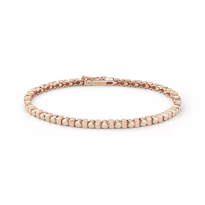 Bratara Damiani Belle Epoque Reel, din aur roz de 18K