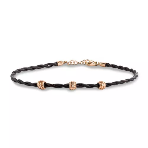Bratara Damiani Metropolitan cu diamante, din aur roz de 18K