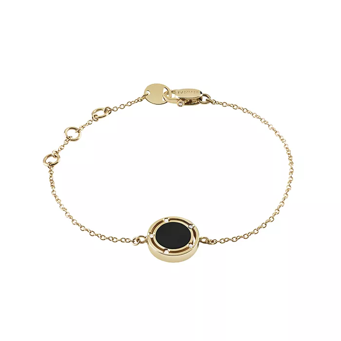 Bratara Damiani D.Side cu diamante, din aur roz de 18K