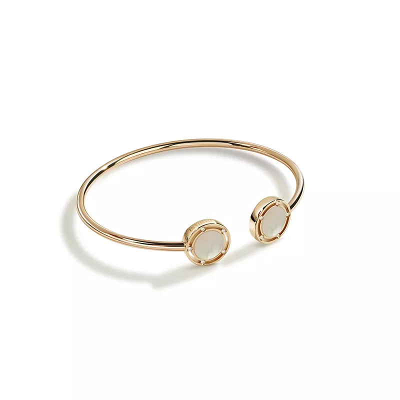 Bratara  Damiani D.Side cu diamante, din aur roz de 18K