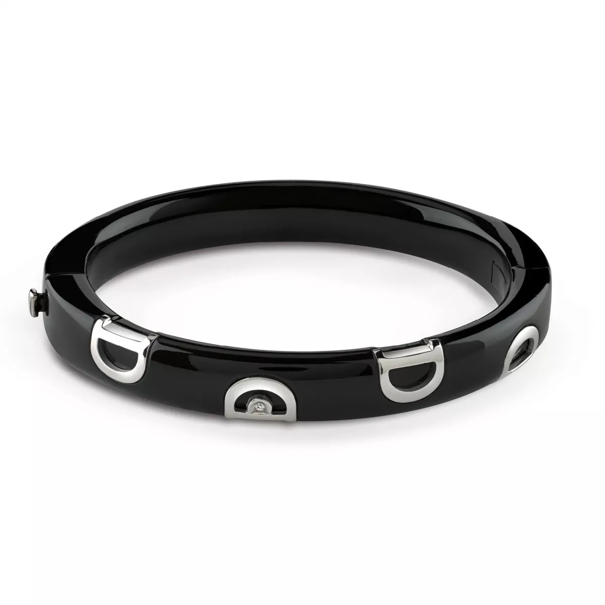 Bratara  Damiani D.Icon cu diamante, din aur alb  de 18K