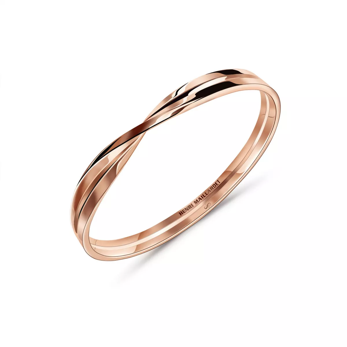 Bratara Mobius Henri Maillardet, din aur roz de 18K