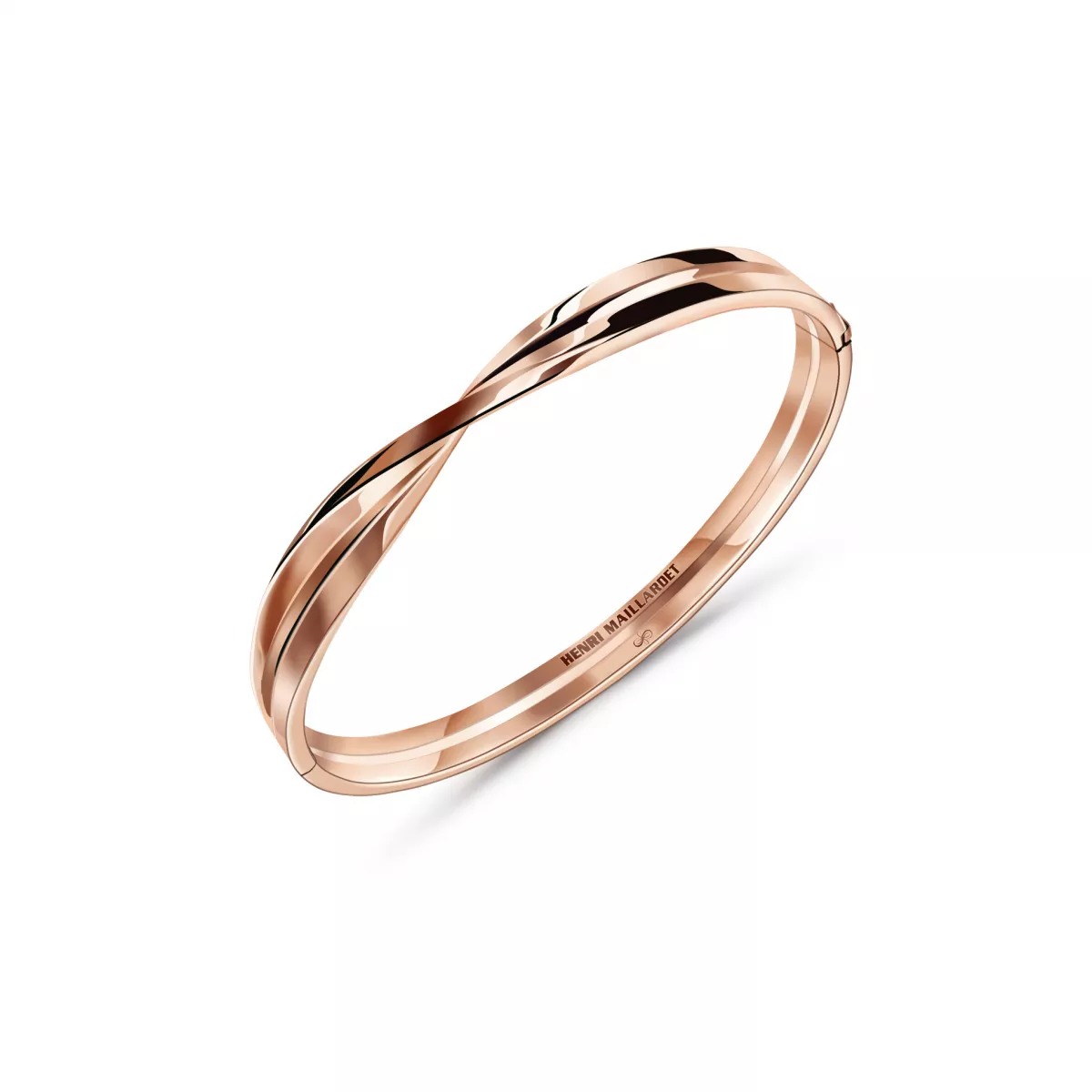 Bratara Mobius Henri Maillardet, din aur roz de 18K