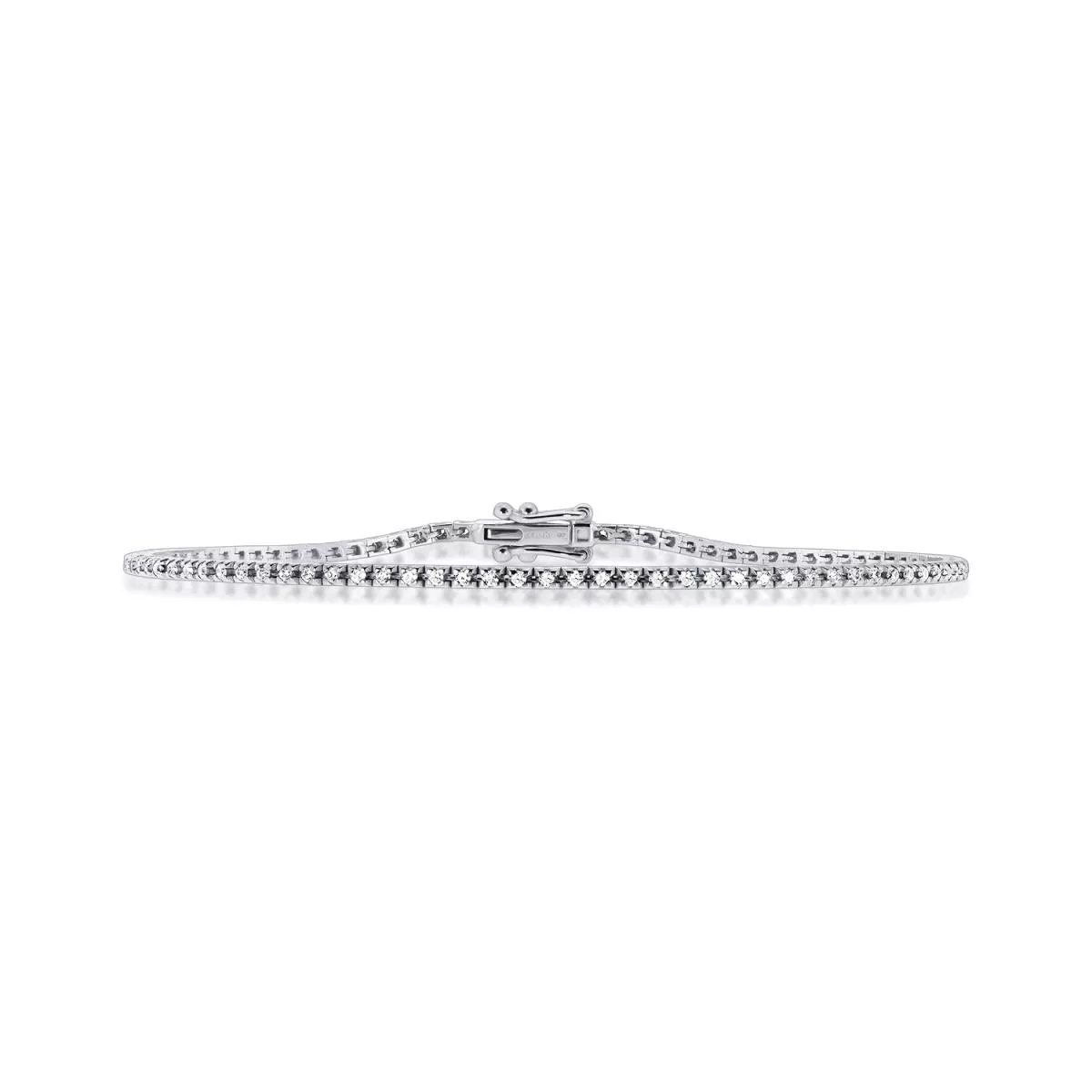 Bratari - Bratara Tennis Classic Diamonds cu diamante, din aur alb de 18K, cellini.ro