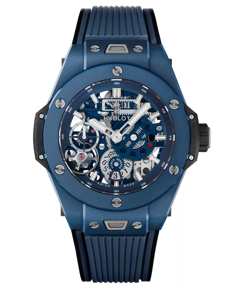 Ceasuri barbati - Ceas Hublot Big Bang Meca-10 Ceramic Blue 414.EX.5123.RX, cellini.ro