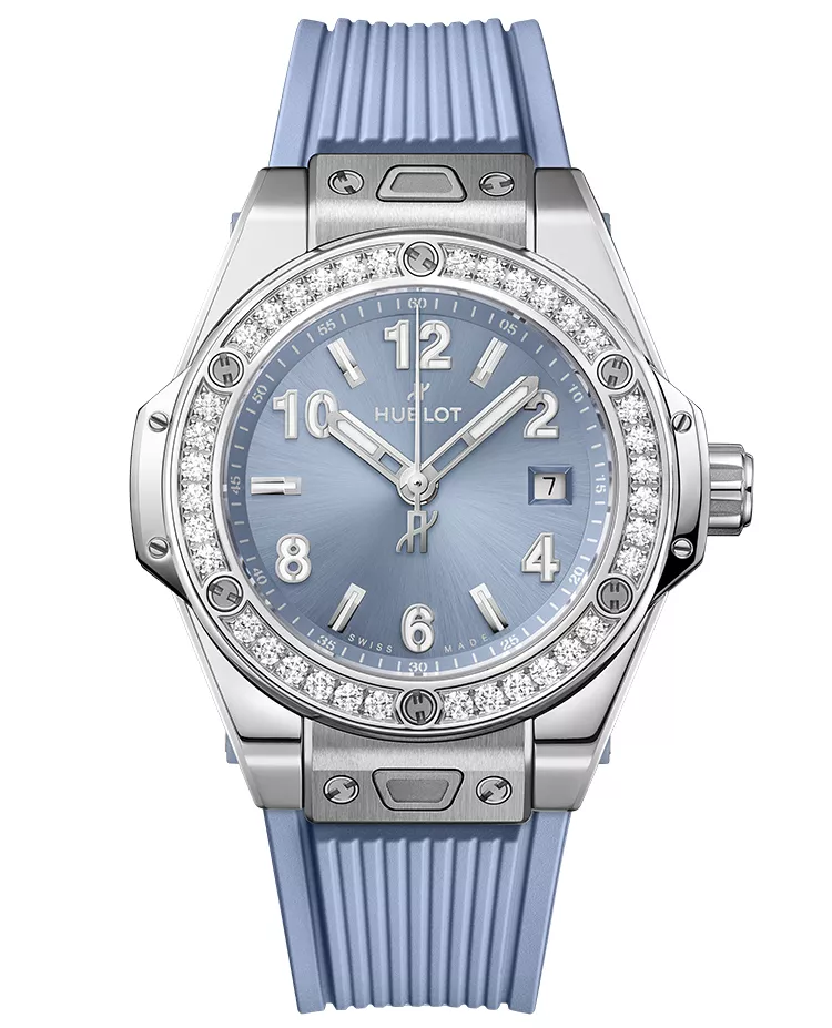 Ceasuri de dama - Ceas Hublot Big Bang One Click Blue Diamonds 485.SX.717B.RX.1204, cellini.ro
