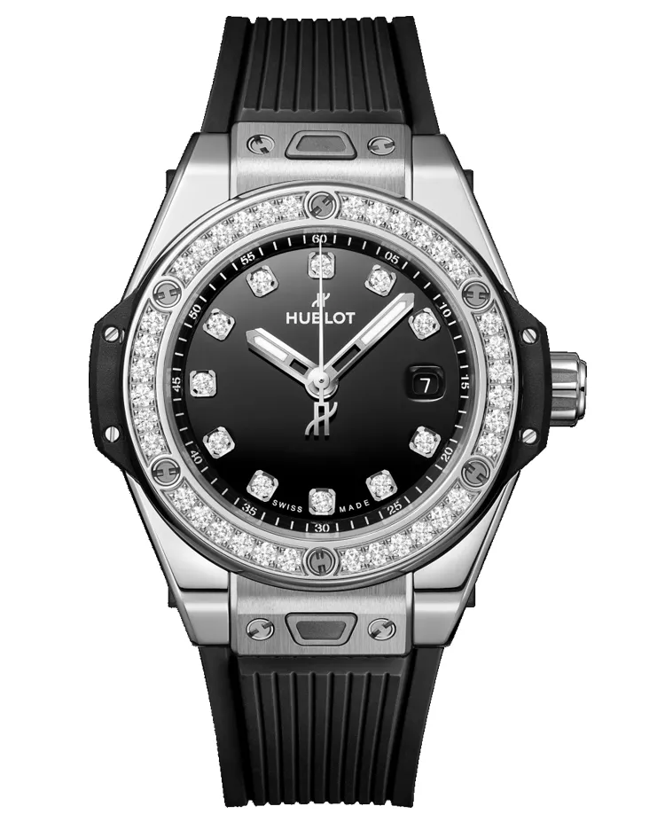 Ceasuri de dama - Ceas Hublot Big Bang One Click Steel Diamonds 485.SX.1270.RX.1204, cellini.ro