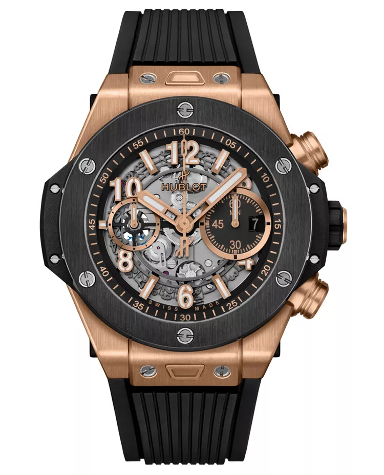 Ceasuri barbati - Ceas Hublot Big Bang Unico King Gold Ceramic 421.OM.1180.RX, cellini.ro