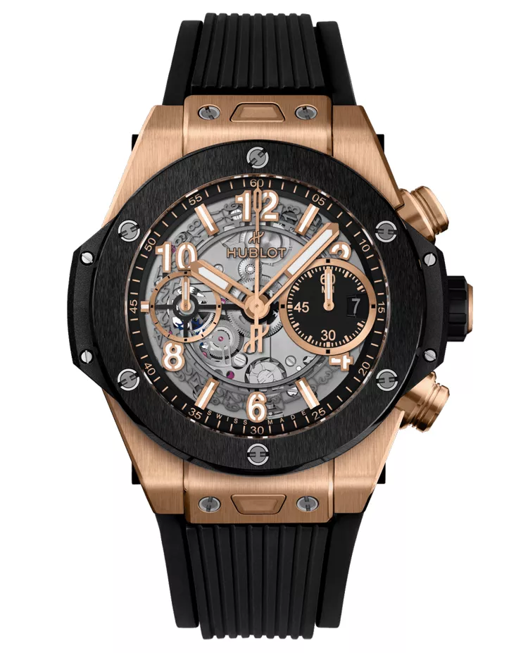 Ceasuri barbati - Ceas Hublot Big Bang Unico King Gold Ceramic 441.OM.1181.RX, cellini.ro