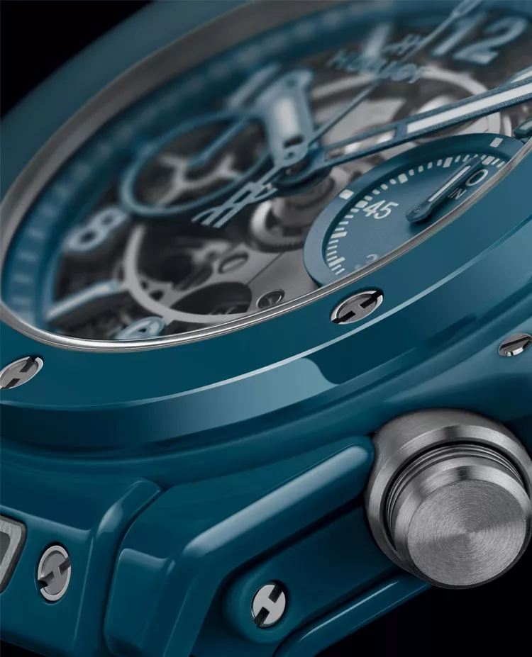 Ceas Hublot Big Bang Unico Petrol Blue Ceramic 441.ES.5121.RX
