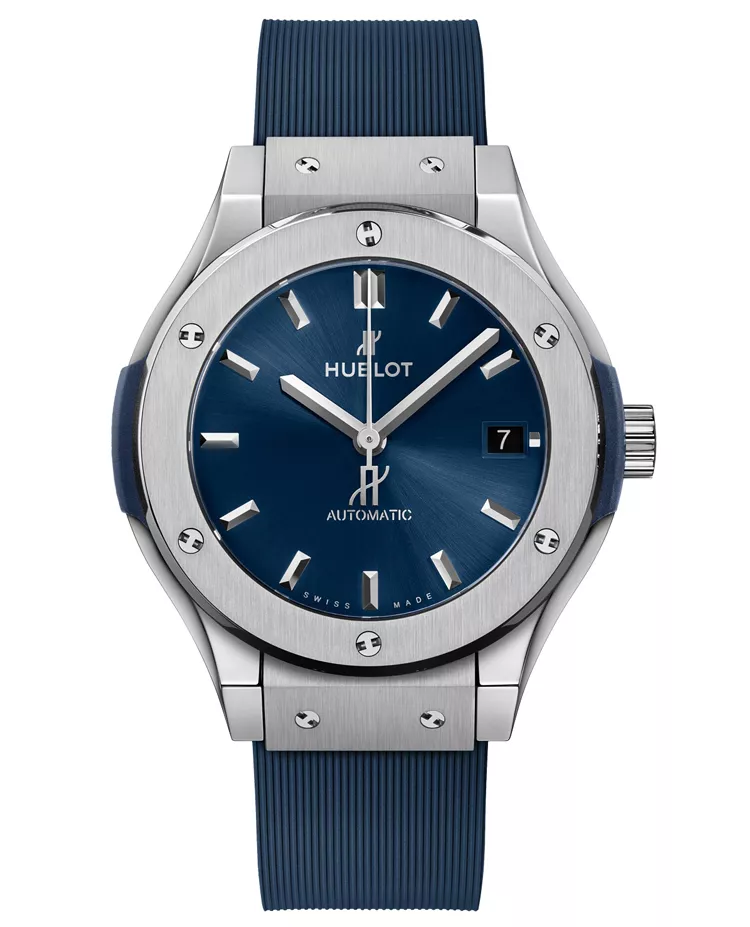 Ceas Hublot Classic Fusion Blue Titanium 565.NX.7170.RX