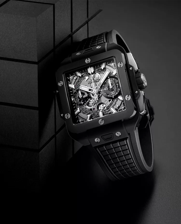 Ceas Hublot Square Bang Unico Black Magic 821.CI.0170.RX