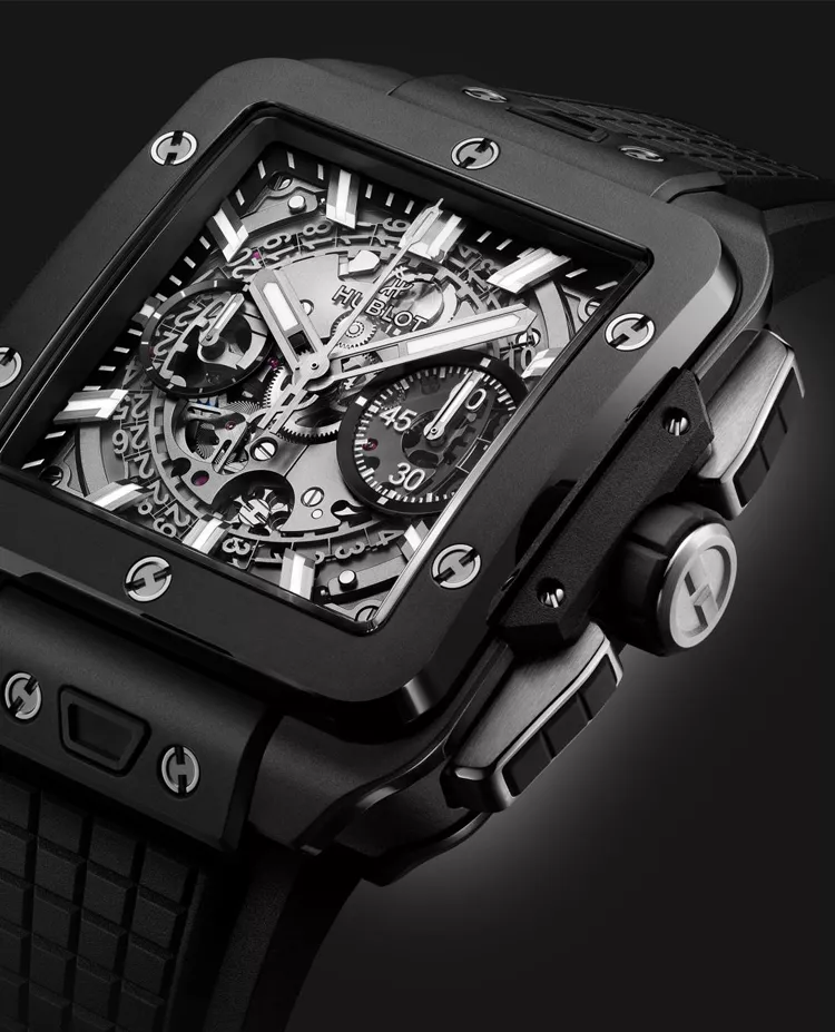 Ceas Hublot Square Bang Unico Black Magic 821.CI.0170.RX